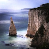 Fang: An outcropping just south of Old Harry Rocks, Studland.