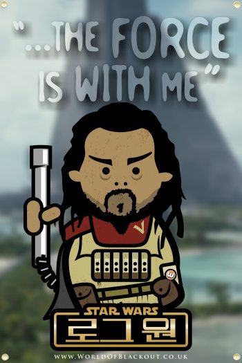 Rogue One: A Star Wars Story poster - Baze Malbus Rogue One: A Star Wars Story poster - Baze Malbus