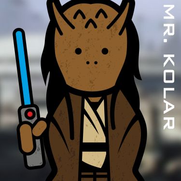 Mr. Agen Kolar. A Jedi.