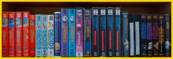 Row 5 of the Star Wars VHS Collection. Click for bigger.