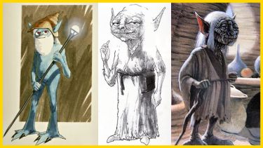Yoda in the 'concept' stage