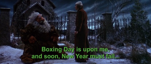 Boxing Day is upon me, and soon New Year must fall…
