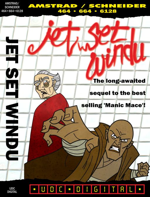 Jet Set Windu cover for the Amstrad CPC464