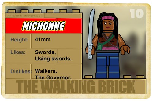 Slightly Inappropriate Lego #10 : Michonne